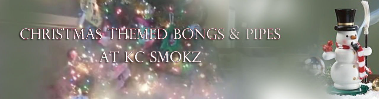 christmas glass pipes-kc smokz